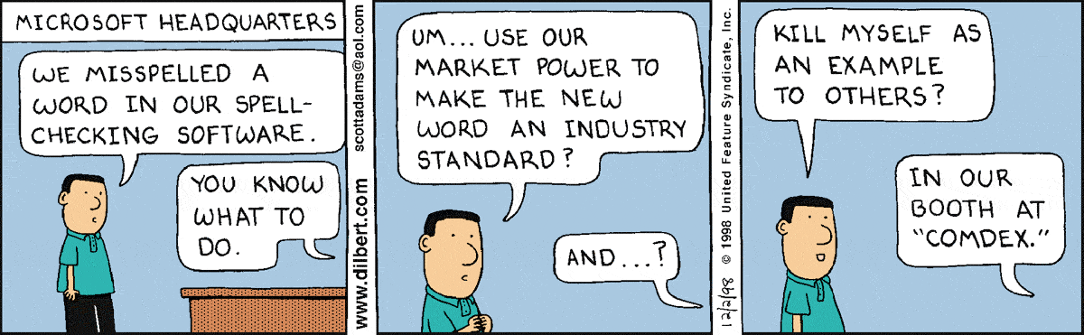 Dilbert Cartoon